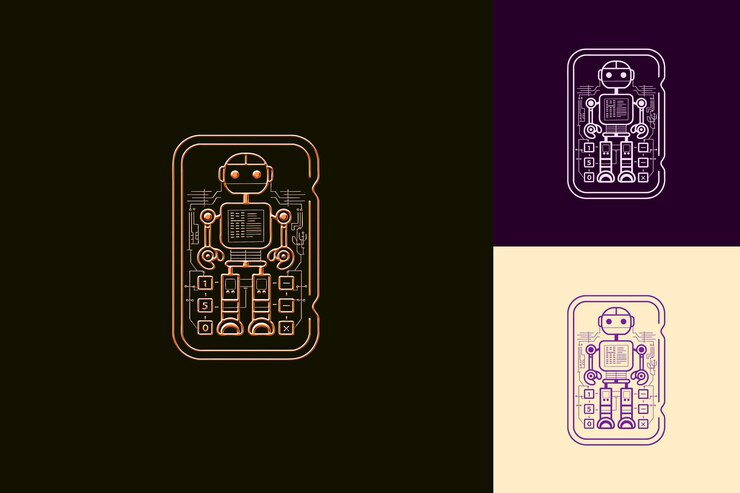 PSD cubierta de calculadora png con diseño futurista con un contorno de circuito arte diseños creativos