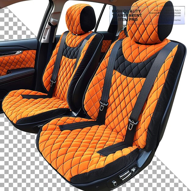 Cubierta protectora o decorativa del asiento del automóvil Fondo transparente