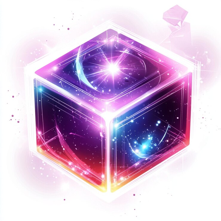 Un cubo de energía mágica