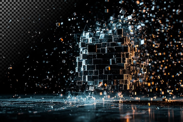 Cubo frantumato