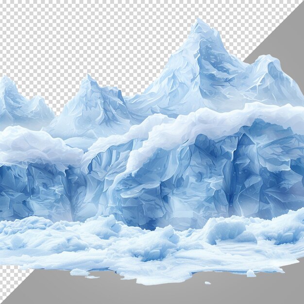 PSD cubo de hielo en png