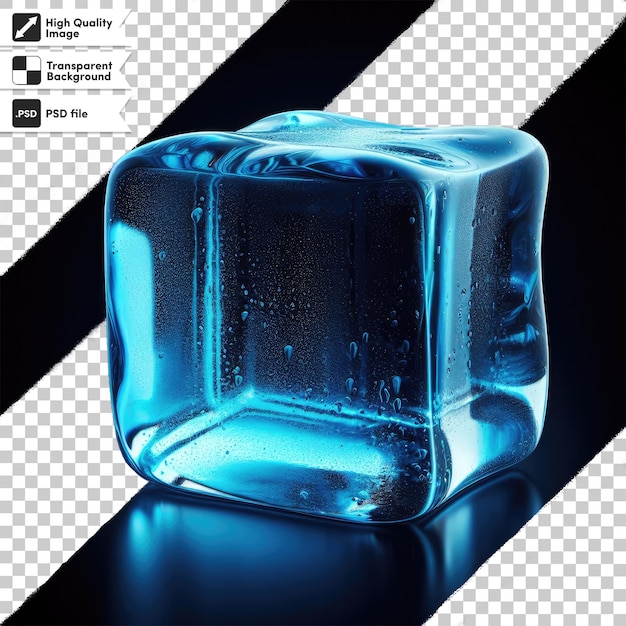 PSD cubos de gelo psd em fundo transparente