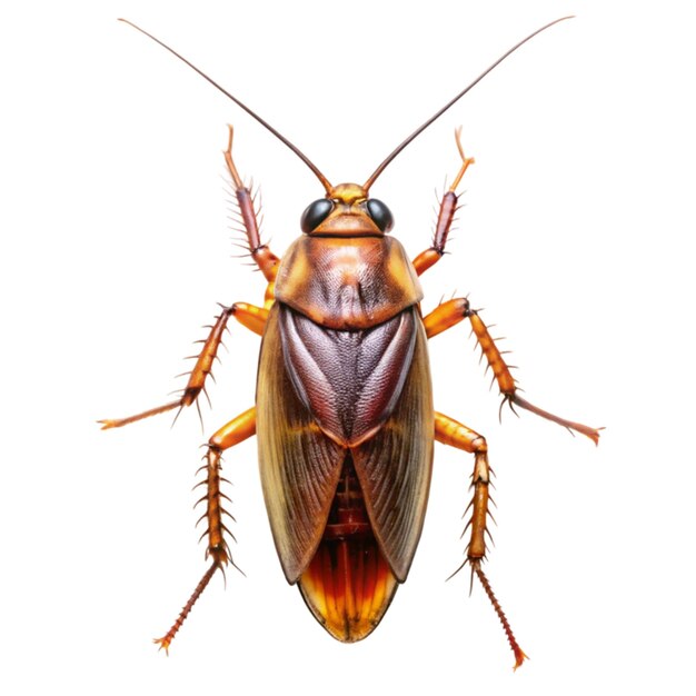 cucaracha aislada en blanco
