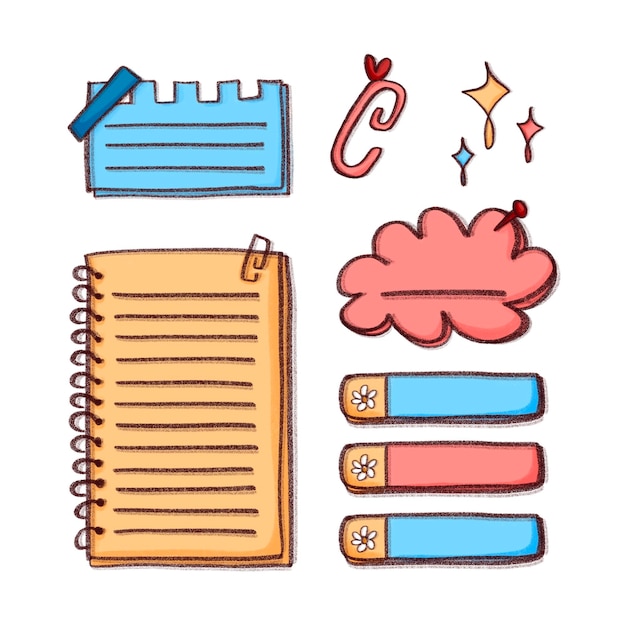 Cucciolo e giocoso bullet jounal planner etichetta scolastica decorativa