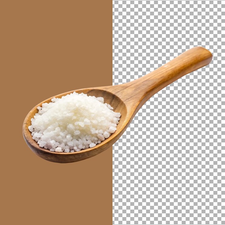 Cuchara de madera de sal