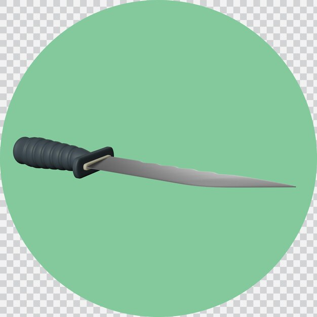 PSD cuchillo 3d