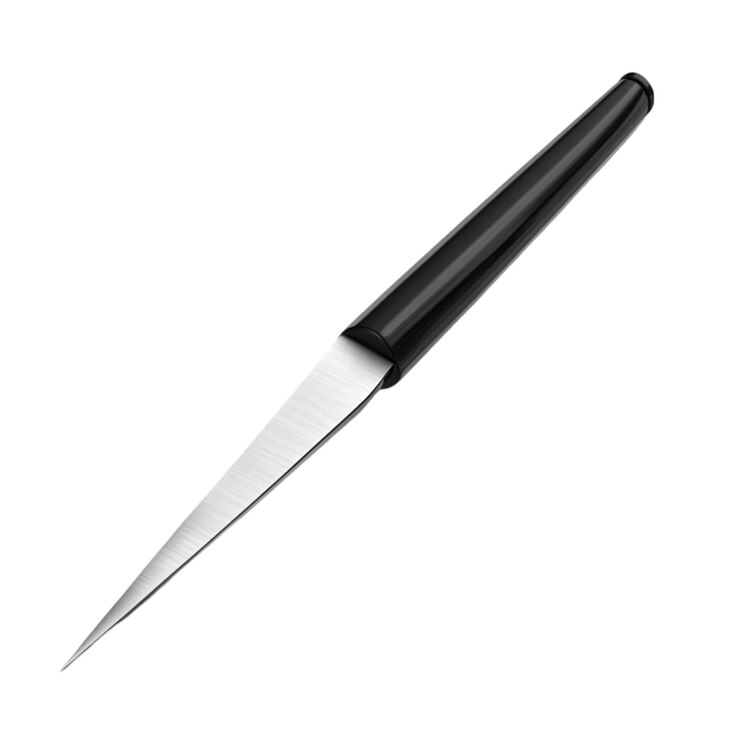 PSD cuchillo de artesanía de precisión con mango negro