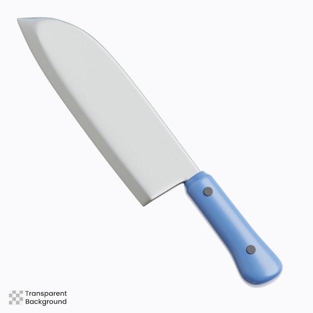 Cuchillo de cocina 3d Ilustración