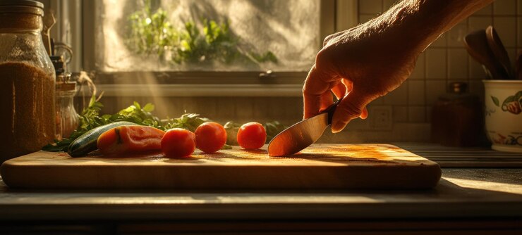 PSD cucina illuminata dal sole un momento di pace culinaria