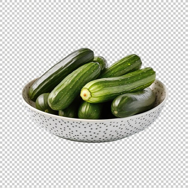 PSD cucumber frais sur le panier psd fond isolé