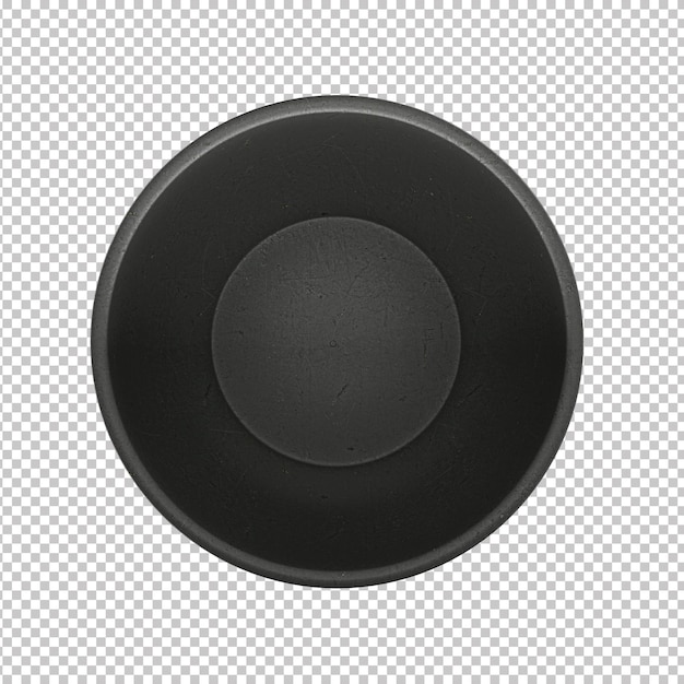 Cuenco redondo con fondo transparente modelo 3d