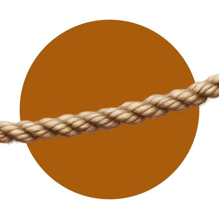 PSD cuerda aislada en fondo transparente cuerda png