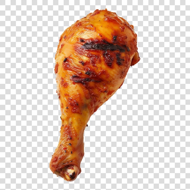 PSD cuisse de poulet grillée isolée sur fond transparent png