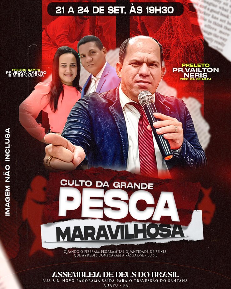 PSD culto da grande pesca maravilhosa