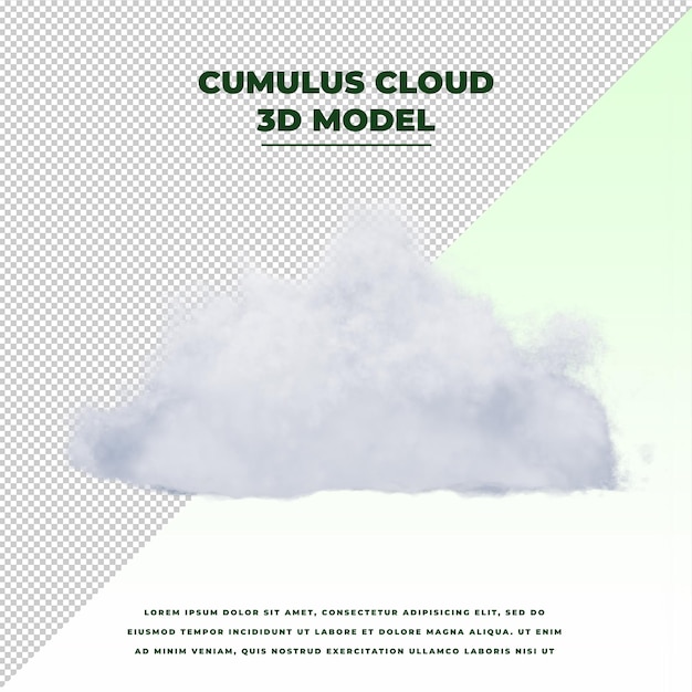 Cumulus wolke