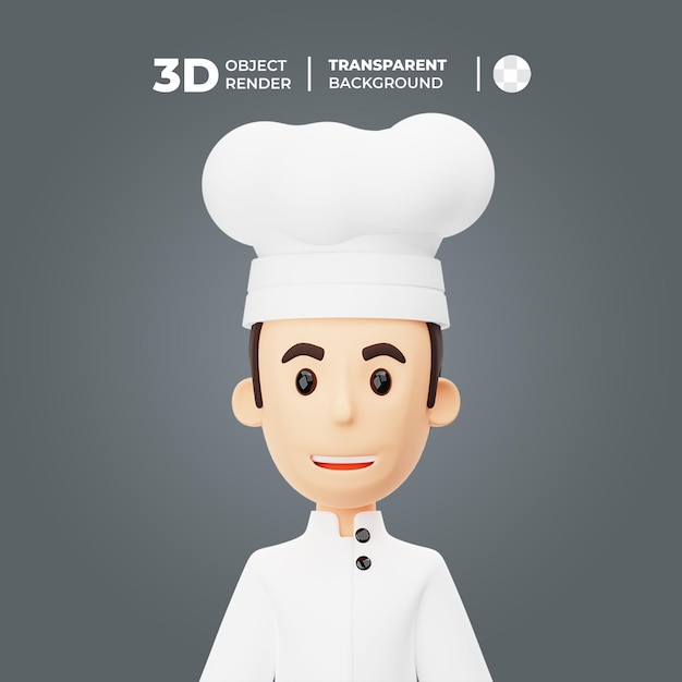 Cuoco dell'avatar 3D