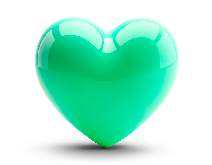 PSD cuore 3d incandescente
