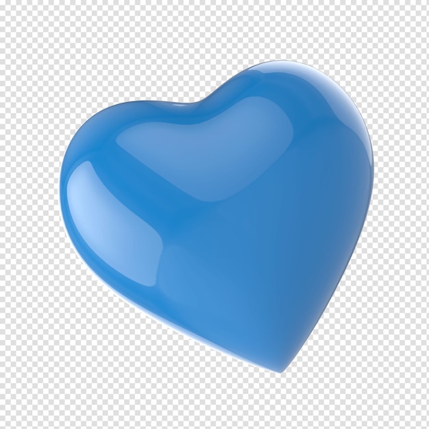 cuori 3d isolati su sfondo bianco