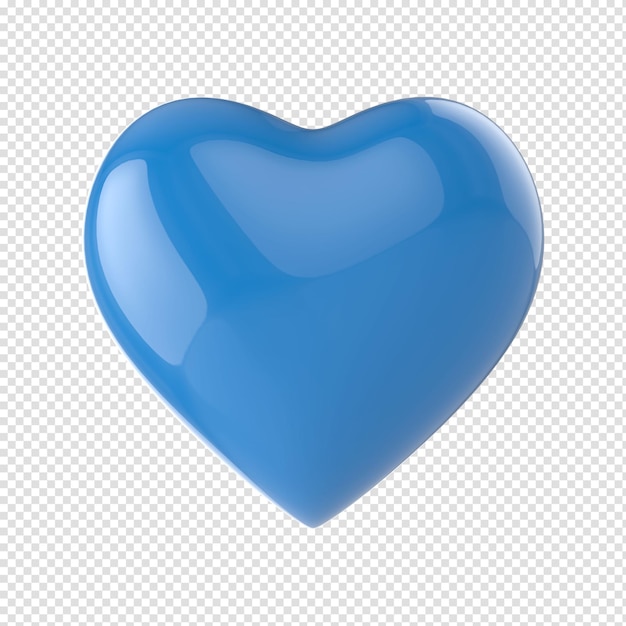 cuori 3d isolati su sfondo bianco