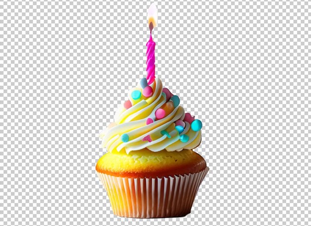 Cupcake de aniversário