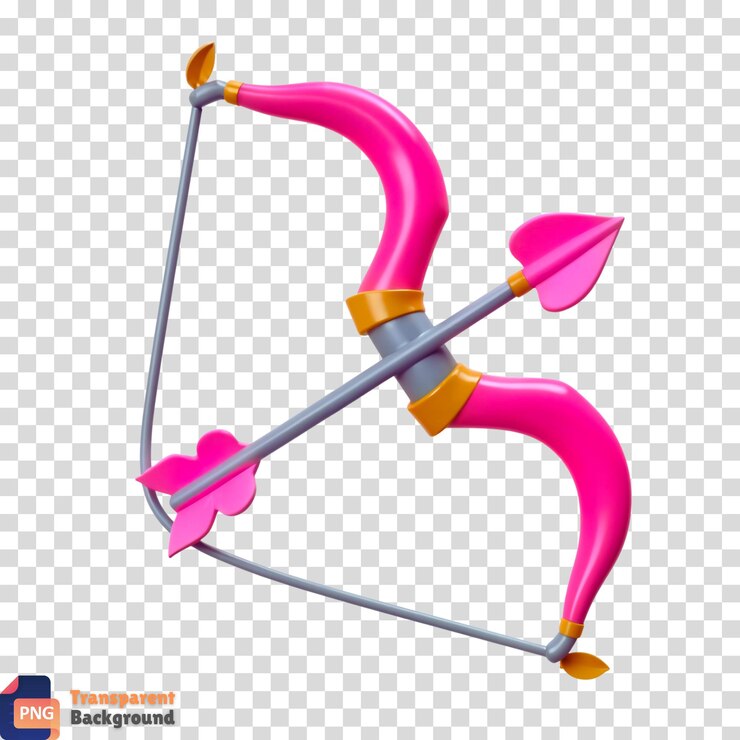 PSD cupido rosa arco y flecha