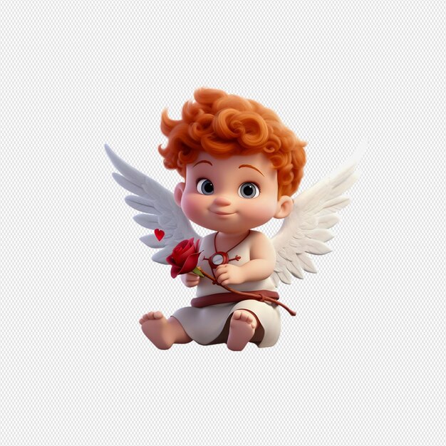 PSD cupido san valentin png