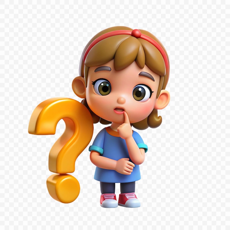 PSD la curiosa chica de los dibujos animados