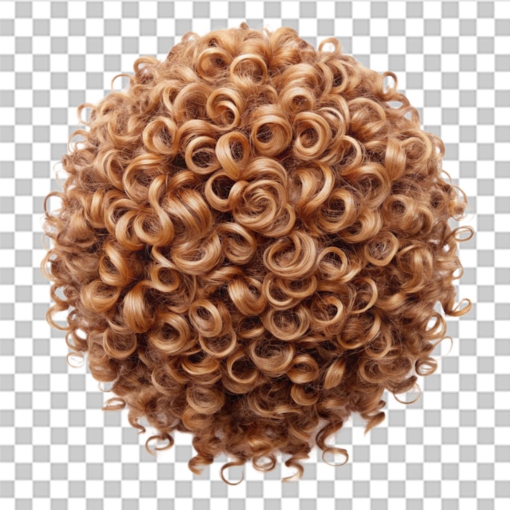 PSD curly nowhen bahira isoliert auf durchsichtigem hintergrund