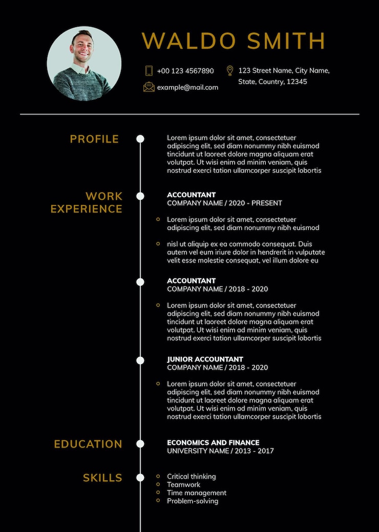 PSD currículum psd descargable de plantilla profesional de cv editable para empresas