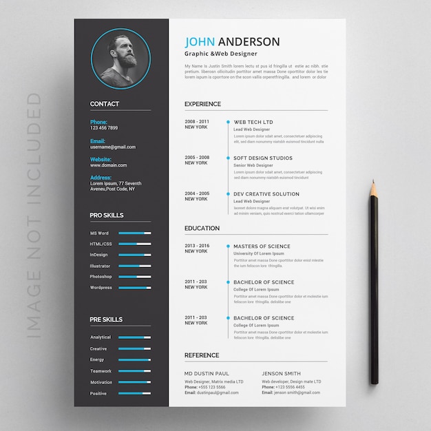 Curriculum vitae moderno