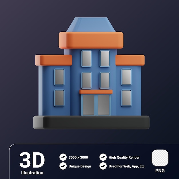 Curriculum vitae objeto empresa ilustración 3d