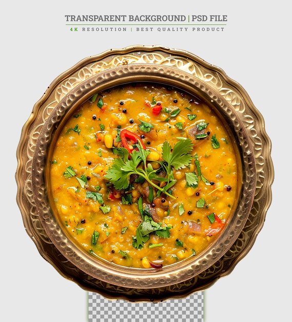 PSD le curry daal est un aliment traditionnel indien.