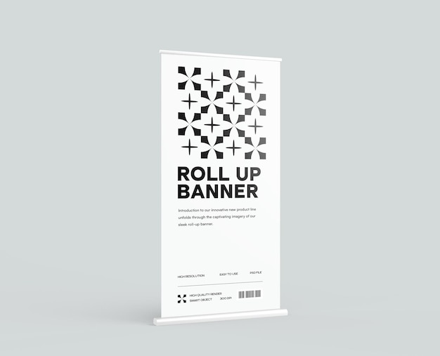Customizable RollUp Banner Mockup Template