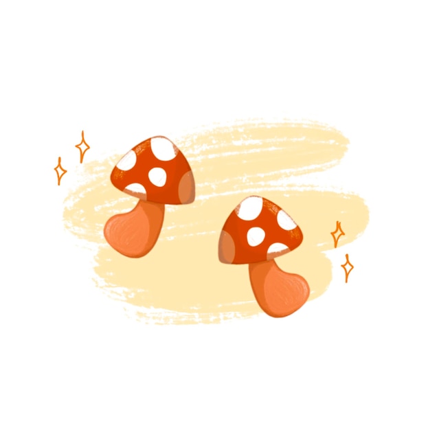 cute autumn illustration hand drawing texture decorative design