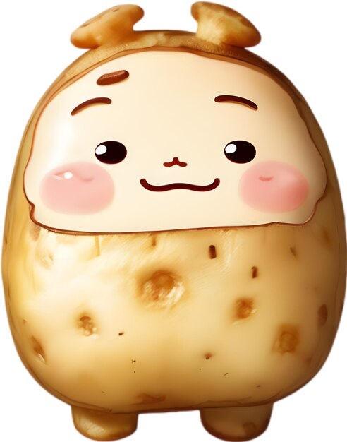 PSD cute cartoon potato icon