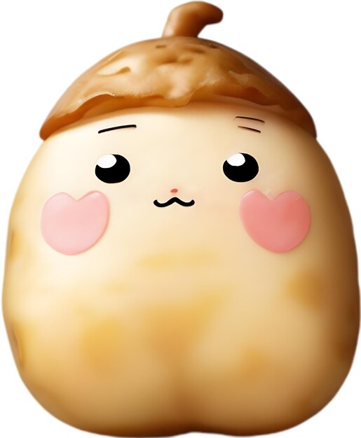 PSD cute cartoon potato icon