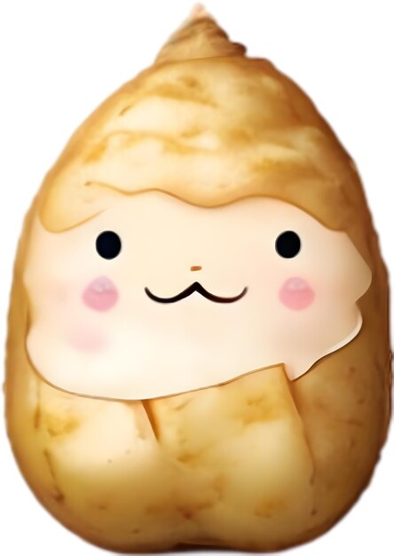 PSD cute cartoon potato icon