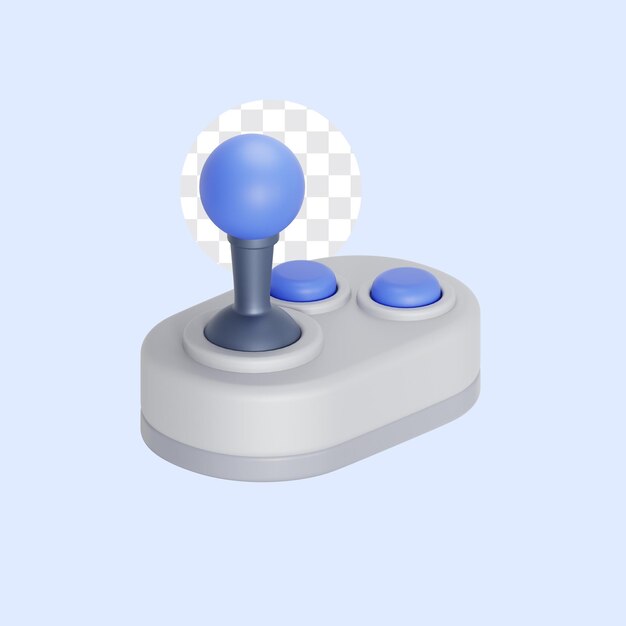 Cute controller gaming device 3D icon