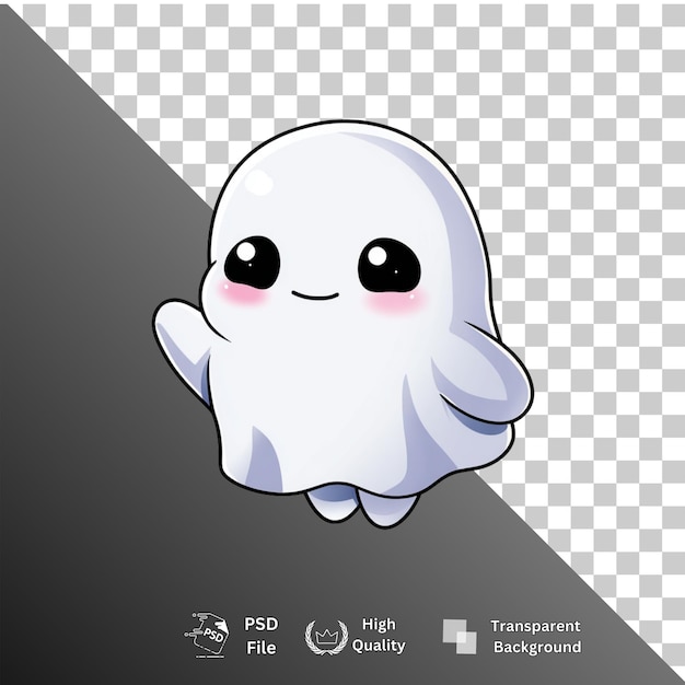 Cute Ghost imagem isolada em fundo transparente