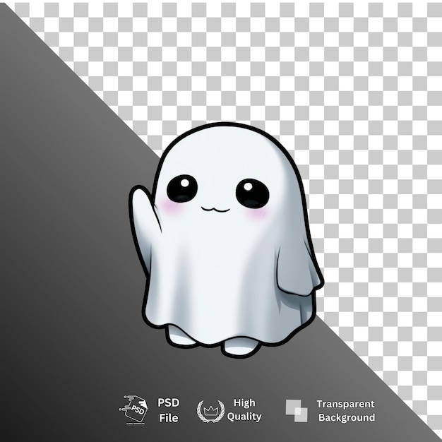 Cute Ghost immagine isolata su sfondo trasparente