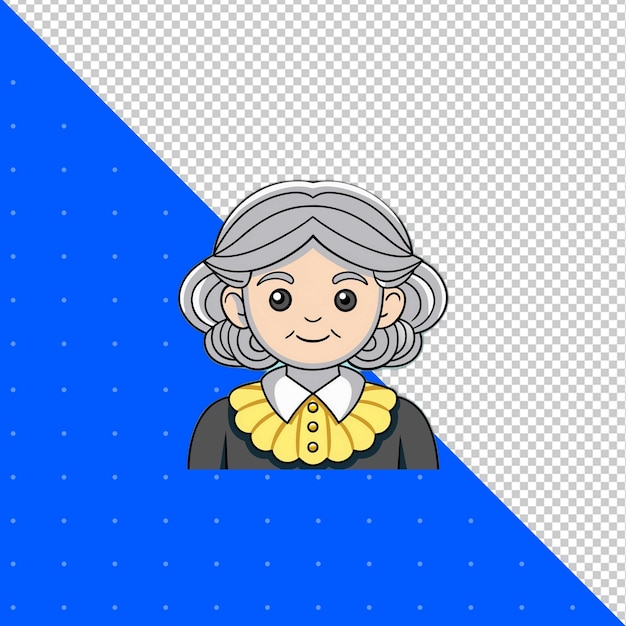 Cute mascotte di cartoni animati PNG sfondo trasparente