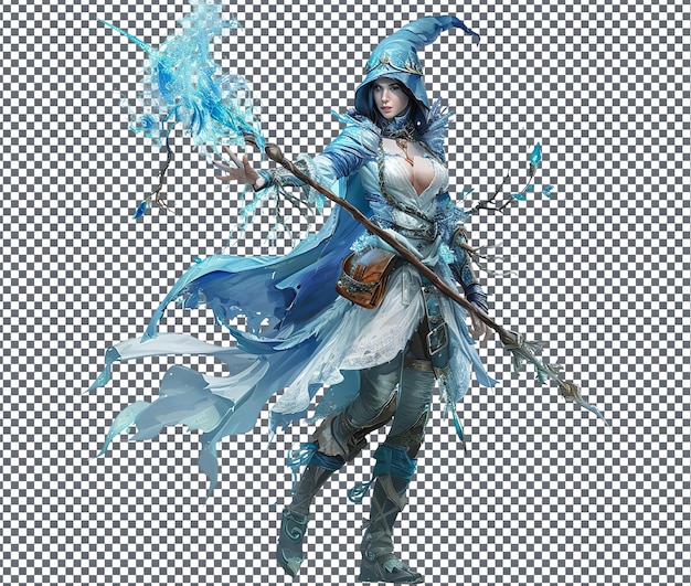 cute selene frost flame isolated on transparent background