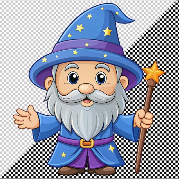 PSD cute wizard