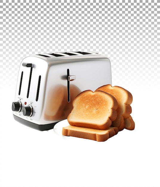 PSD cutout-küchen-toaster verbessert die designflexibilität in kulinarischen projekten