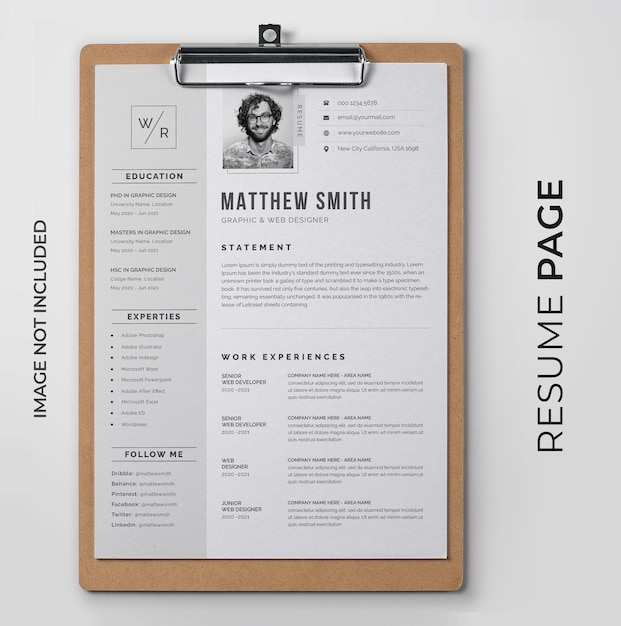 PSD cv curriculum vitae