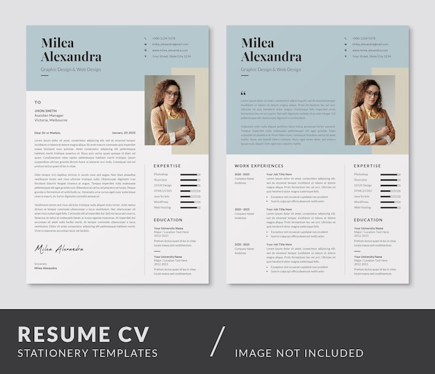 Cv Cv Et Lettre De Motivation Curriculum Vitae