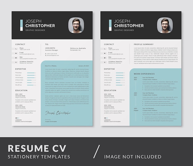 CV CV et lettre de motivation Curriculum Vitae