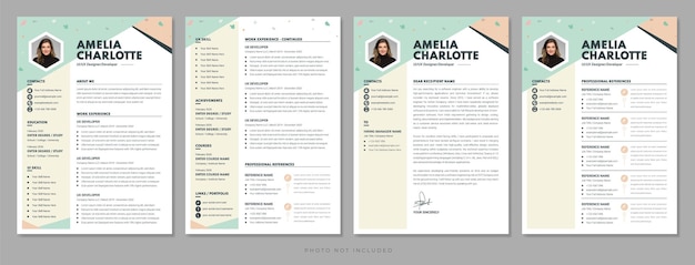 CV de desarrollador de software profesional