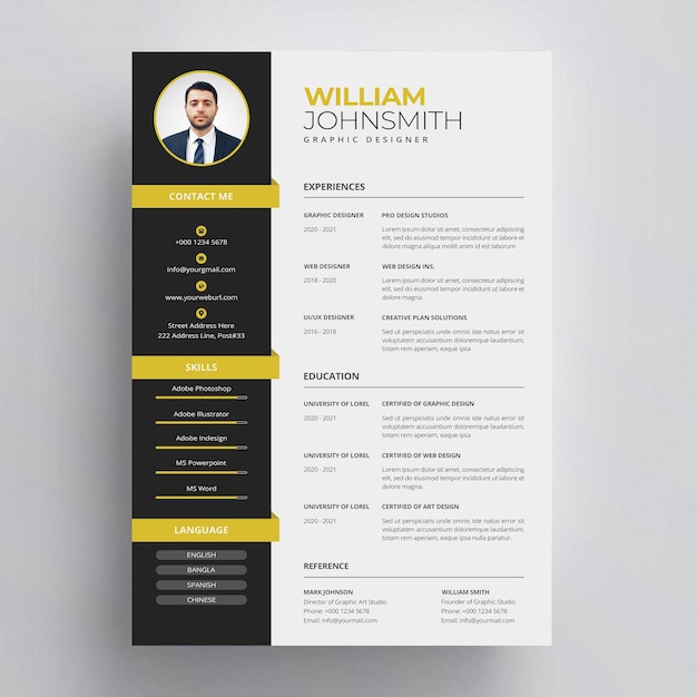 CV modello curriculum