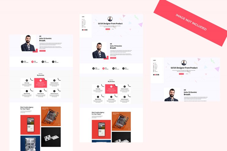 PSD cv personal / plantilla web de currículum